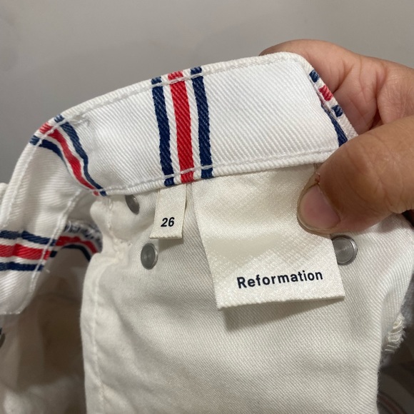 REFORMATION Charlie Shorts Grenada Stripe - Picture 6 of 6